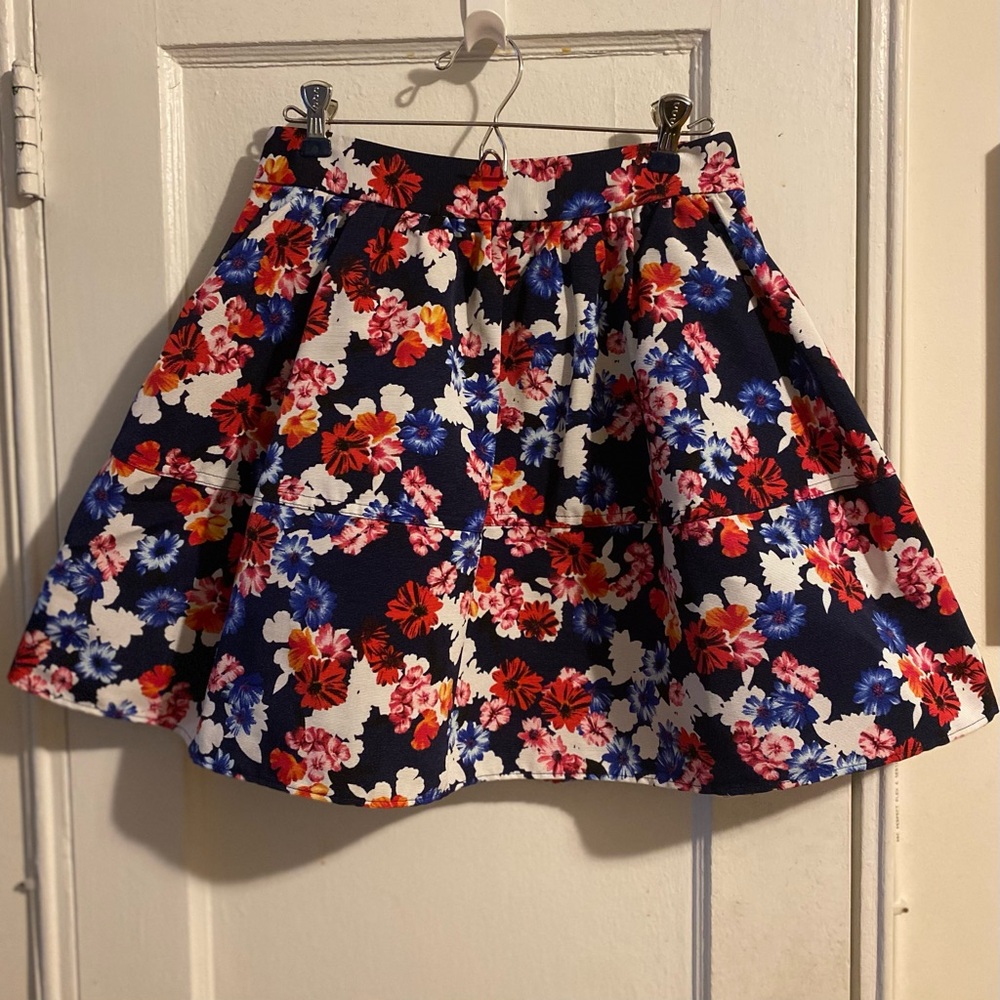 Floral Mini Skirt
